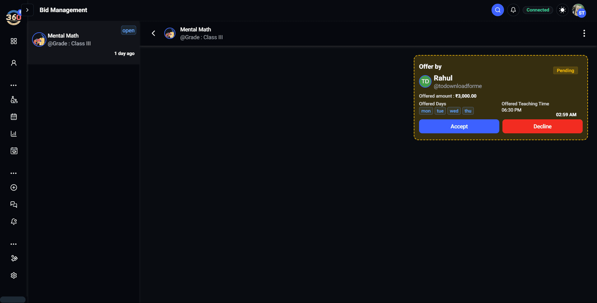 Get Offers from Teachers 🎓